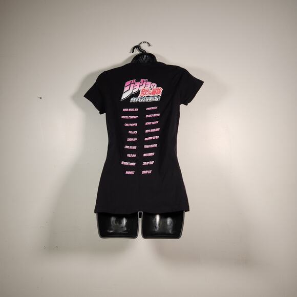 JOJO'S BIZARRE ADVENTURE SS T Shirt Womens S Black Multi Diamond Is Unbreakable - Picture 3 of 10